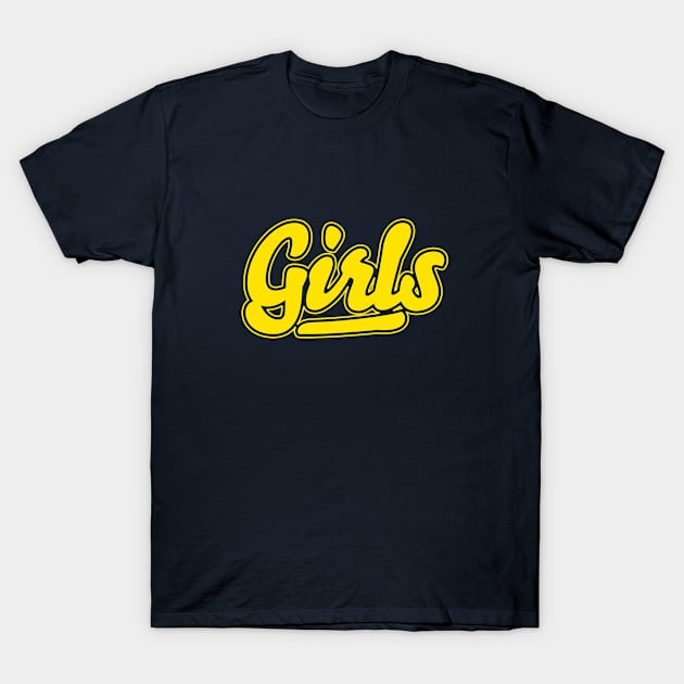 Here Come the Girls Yellow T-Shirt by Hixon House